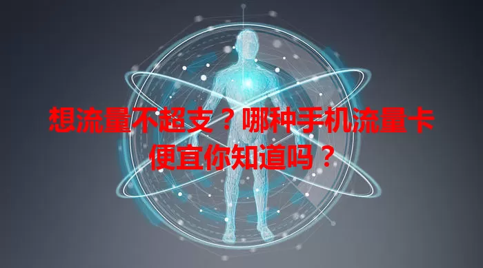 想流量不超支？哪种手机流量卡便宜你知道吗？