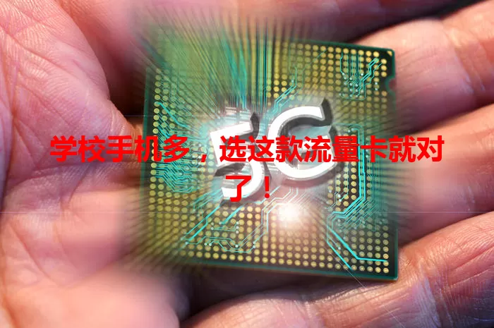 学校手机多，选这款流量卡就对了！