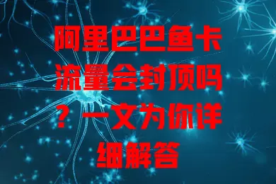 阿里巴巴鱼卡流量会封顶吗？一文为你详细解答