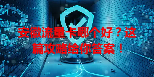 安徽流量卡哪个好？这篇攻略给你答案！