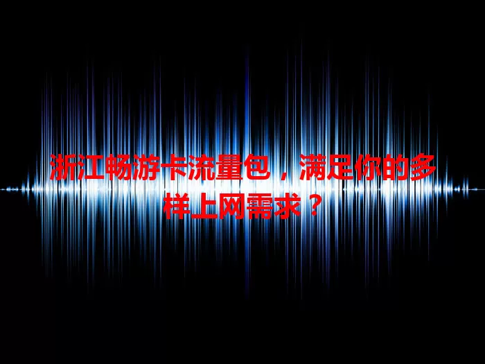 浙江畅游卡流量包，满足你的多样上网需求？