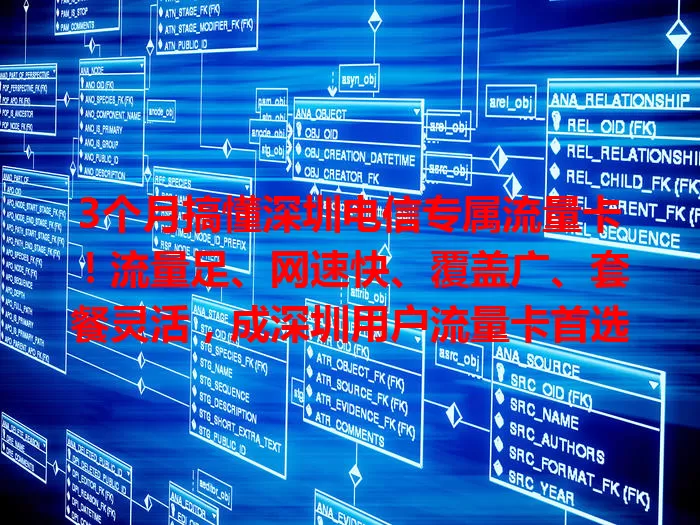3个月搞懂深圳电信专属流量卡！流量足、网速快、覆盖广、套餐灵活，成深圳用户流量卡首选