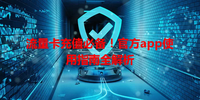 流量卡充值必备！官方app使用指南全解析