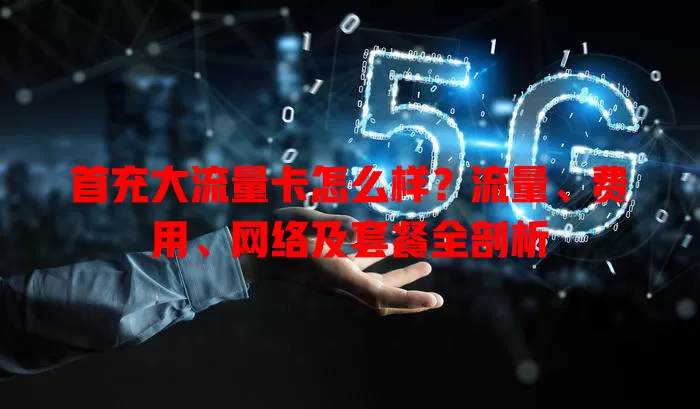 首充大流量卡怎么样？流量、费用、网络及套餐全剖析