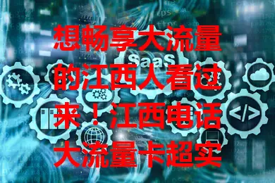 想畅享大流量的江西人看过来！江西电话大流量卡超实惠，流量足、通话稳、费用合理，适合各类人群，助你畅享精彩数字生活！