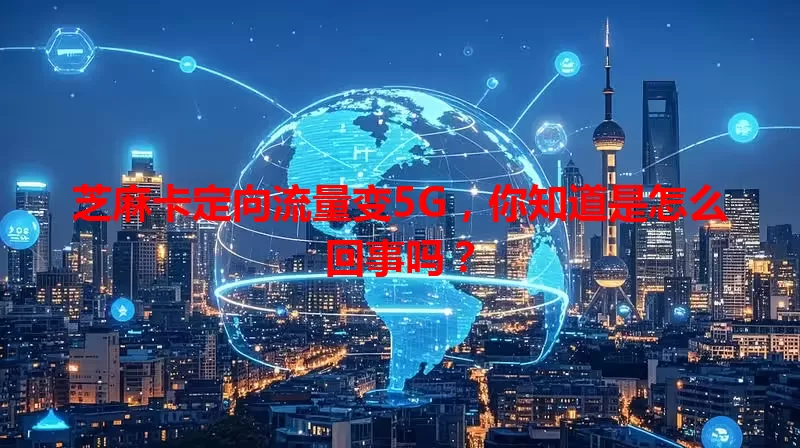芝麻卡定向流量变5G，你知道是怎么回事吗？