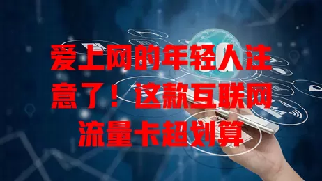 爱上网的年轻人注意了！这款互联网流量卡超划算