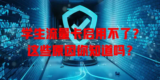 学生流量卡启用不了？这些原因你知道吗？