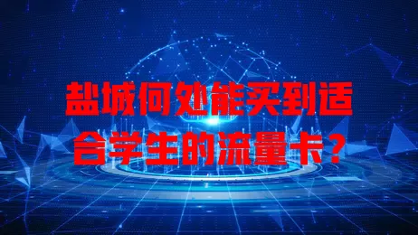 盐城何处能买到适合学生的流量卡？