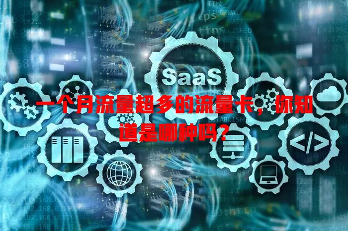一个月流量超多的流量卡，你知道是哪种吗？