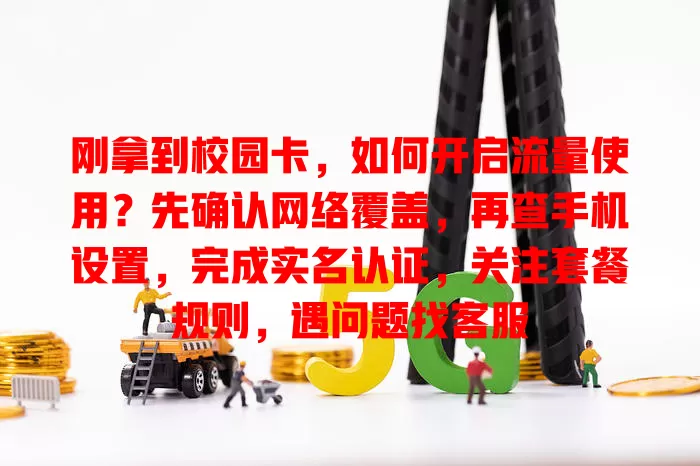 刚拿到校园卡，如何开启流量使用？先确认网络覆盖，再查手机设置，完成实名认证，关注套餐规则，遇问题找客服