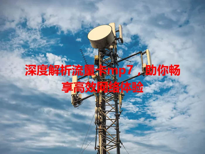 深度解析流量卡mp7，助你畅享高效网络体验