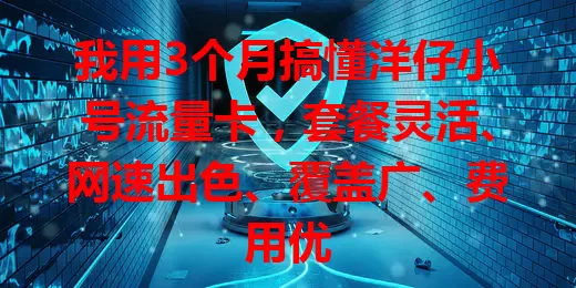 我用3个月搞懂洋仔小号流量卡，套餐灵活、网速出色、覆盖广、费用优