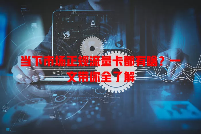 当下市场正规流量卡都有啥？一文带你全了解