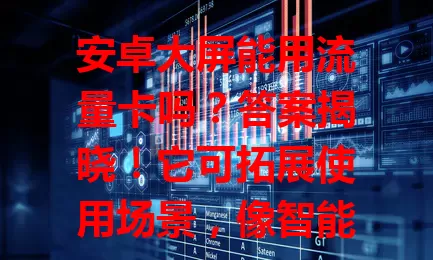 安卓大屏能用流量卡吗？答案揭晓！它可拓展使用场景，像智能电视、平板、车载导航都受益。选流量卡要考虑多因素，谨慎挑选能为生活工作添便利！