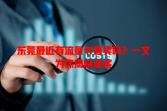 东莞最近有流量卡售卖吗？一文为你揭晓答案