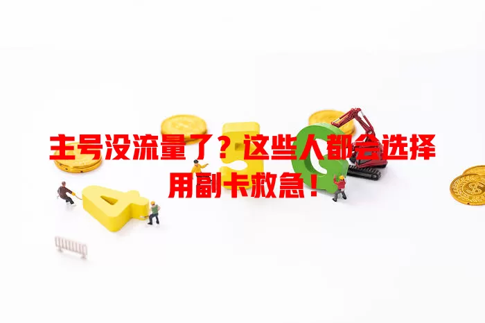 主号没流量了？这些人都会选择用副卡救急！