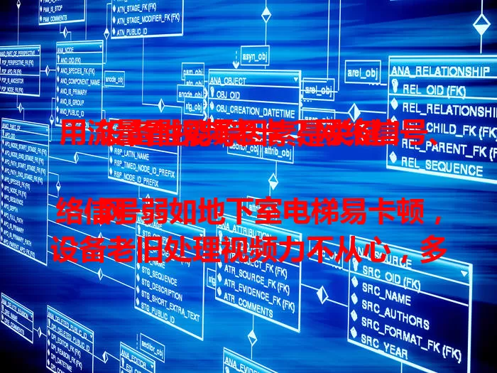 用流量看视频老卡？网络信号、设备性能等因素是关键！

网络信号弱如地下室电梯易卡顿，设备老旧处理视频力不从心，多应用抢资源，高分辨率视频要求高，运营商网络拥堵时，视频都易卡，了解原因才能畅享流畅观看体验 。
