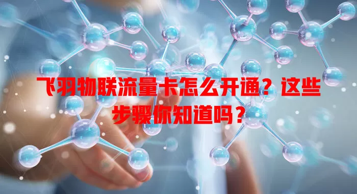 飞羽物联流量卡怎么开通？这些步骤你知道吗？