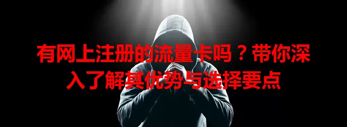 有网上注册的流量卡吗？带你深入了解其优势与选择要点