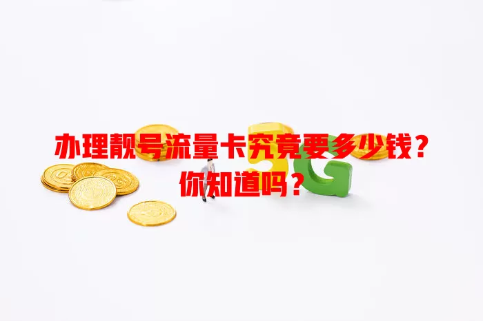 办理靓号流量卡究竟要多少钱？你知道吗？