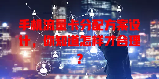 手机流量卡分配方案设计，你知道怎样才合理？