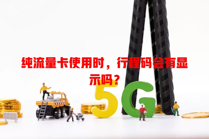 纯流量卡使用时，行程码会有显示吗？
