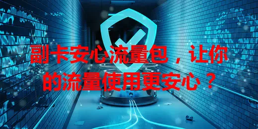 副卡安心流量包，让你的流量使用更安心？