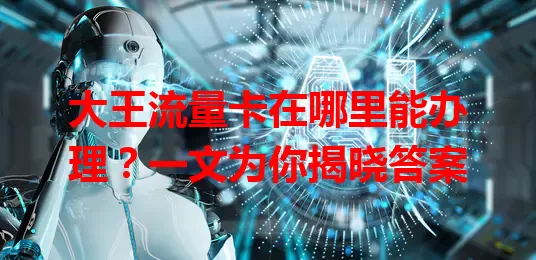 大王流量卡在哪里能办理？一文为你揭晓答案