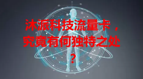 沐派科技流量卡，究竟有何独特之处？
