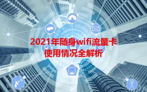 2021年随身wifi流量卡使用情况全解析