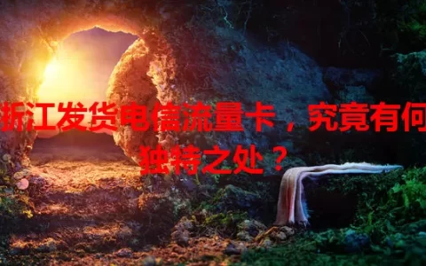 浙江发货电信流量卡，究竟有何独特之处？