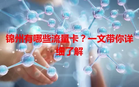 锦州有哪些流量卡？一文带你详细了解