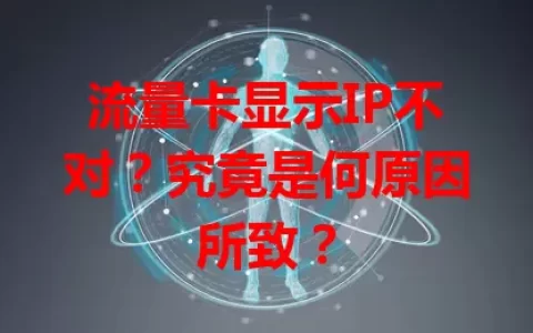 流量卡显示IP不对？究竟是何原因所致？