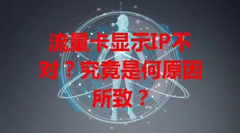 流量卡显示IP不对？究竟是何原因所致？