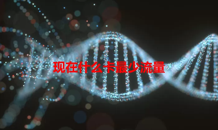 现在什么卡最少流量