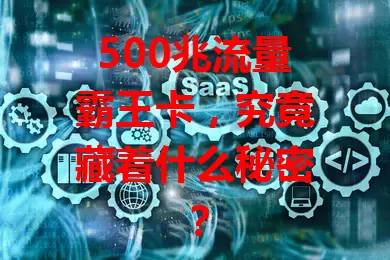 500兆流量霸王卡，究竟藏着什么秘密？