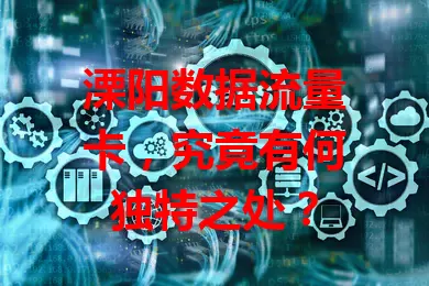 溧阳数据流量卡，究竟有何独特之处？