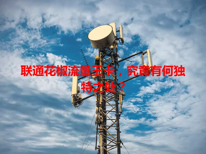联通花椒流量王卡，究竟有何独特之处？