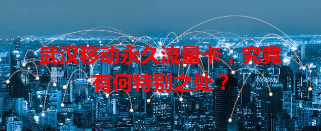 武汉移动永久流量卡，究竟有何特别之处？