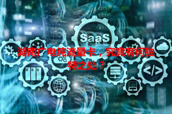 湖南广电纯流量卡，究竟有何独特之处？