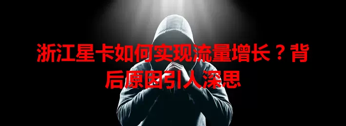 浙江星卡如何实现流量增长？背后原因引人深思