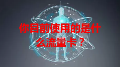 你目前使用的是什么流量卡？
