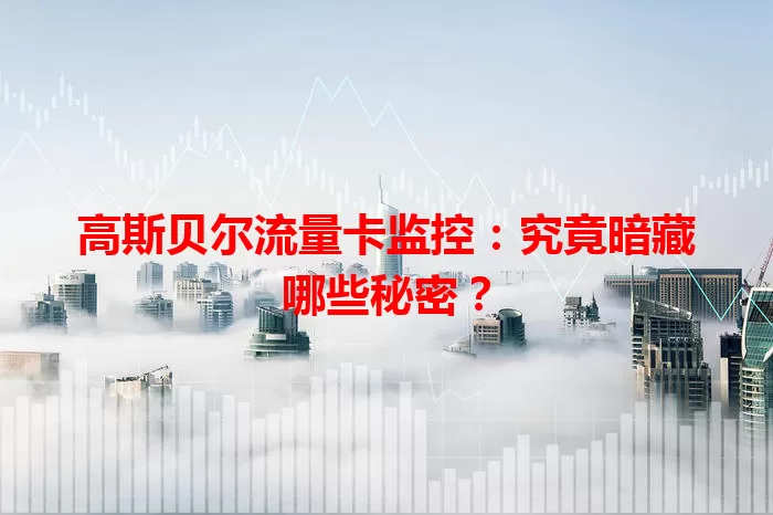 高斯贝尔流量卡监控：究竟暗藏哪些秘密？